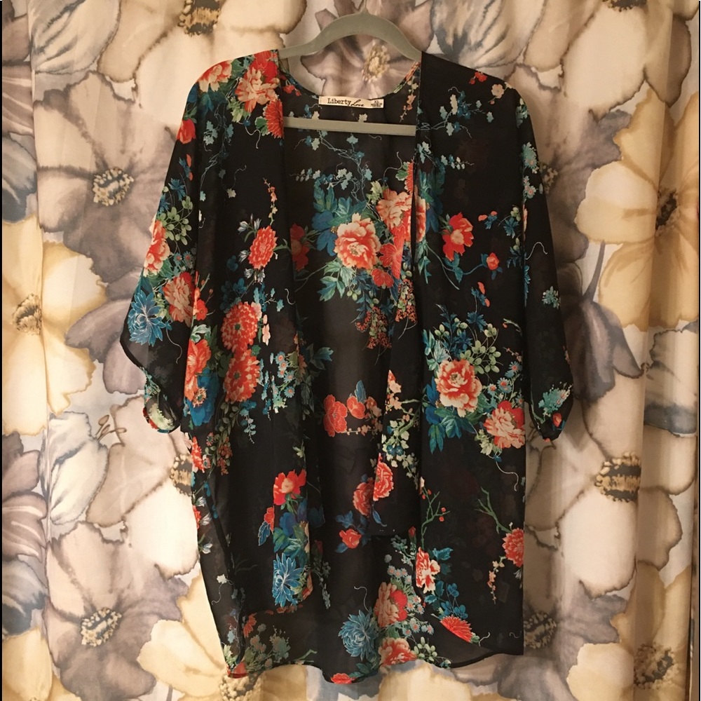 Floral kimono